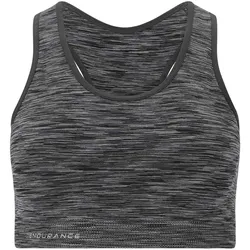 ENDURANCE Crina Seamless Melange Low Support Sport-BH Damen 1001 - black S/M
