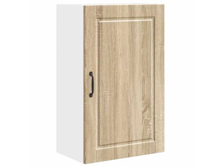 HKTMGDNG Küchen Wandschrank Sonoma-Eiche 50x31x80 cm Holzwerkstoff Platzsparender Hängeschrank für Küche und Esszimmer mit 3 Ebenen und 2 Türen für geordnete Aufbewahrung von Geschirr.