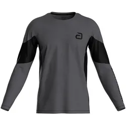 andro Longsleeve Ivers grau/schwarz XXS - XXS