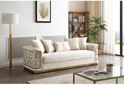Glory Furniture Philemon Wood Sofa with Dependable Functionality