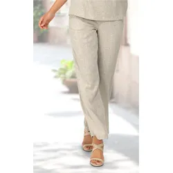Viskose-Mix-Hose in beige in Größe 52 von DW-Shop, Beige, 52