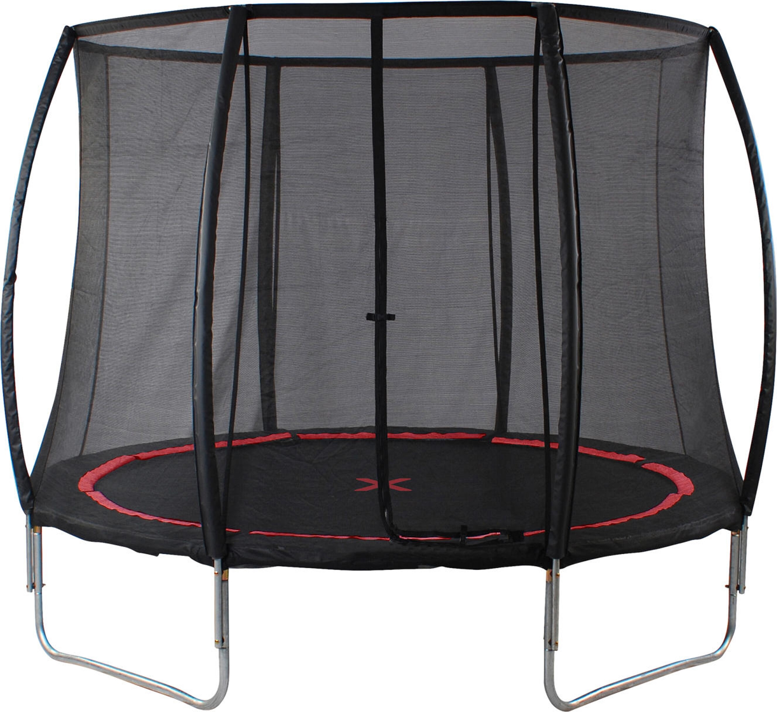 Trampolin mit Sicherheitsnetz Black Spider