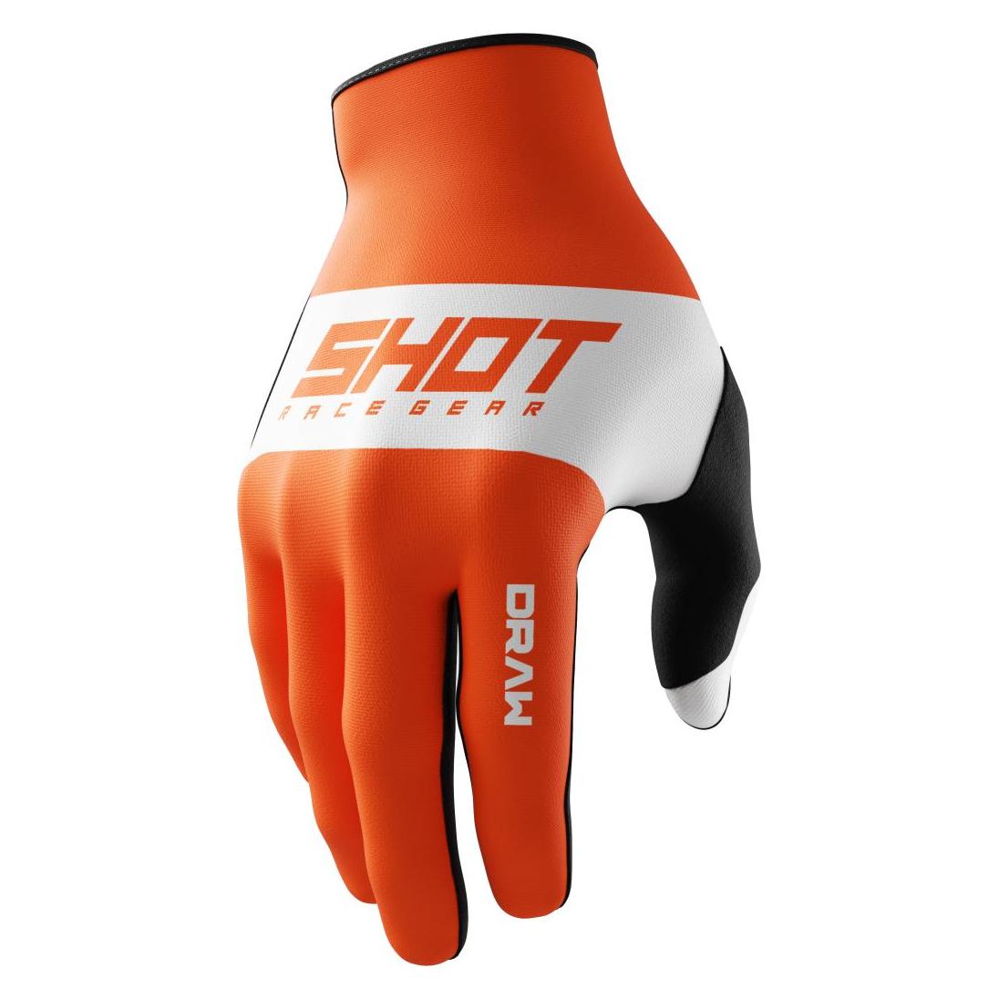 Shot DRAW SKY Handschuh orange 08 (Damen, Herren, S) (A06-13D1-A07-08)