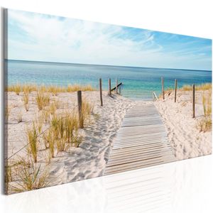 Artgeist Wandbild Ruhe des Meeres, Leinwand, Querformat, 150 x 50 cm