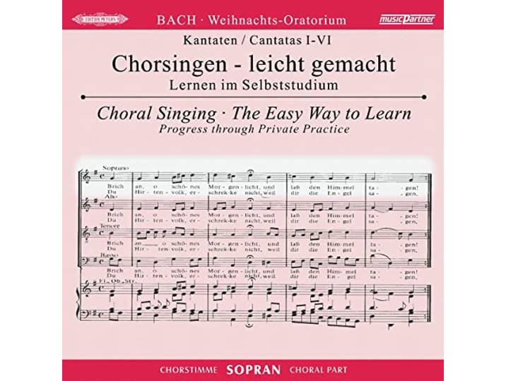 Weihnachtsoratorium, BWV 248, Chorstimme Sopran, 2 Audio-CDs