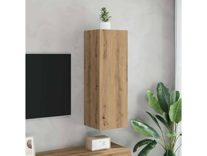 HEFZGDB TV-Schrank Artisan-Eiche 30,5x30x90 cm Holzwerkstoff mit viel Stauraum, modernem Design und langlebigem Material für Deine Einrichtung, bequemer Zusammenbau, Elegante