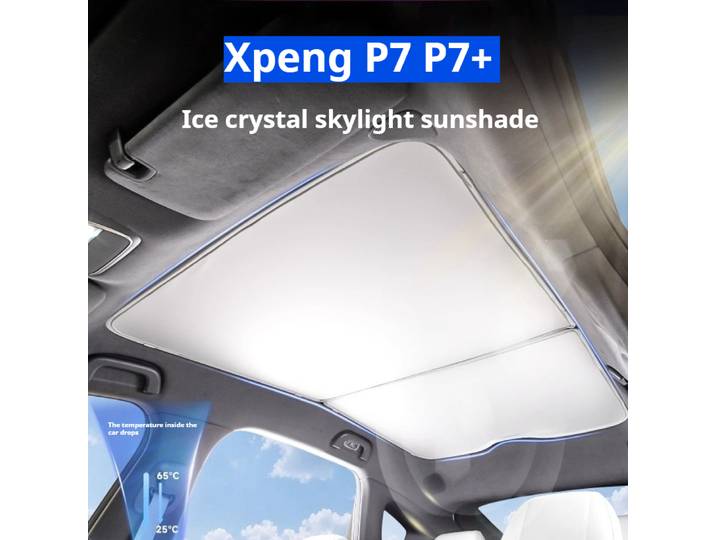 Pare-soleil pour toit ouvrant XPeng P7 P7 + Xiaopeng, Protection solaire pour toit avant et arrière, déflecteur d'isolation thermique, accessoires de voiture