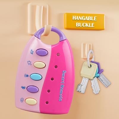 JoyToys Musical Baby Car Key Toy Interactive Pretend Play Educational Toddler Toy pink