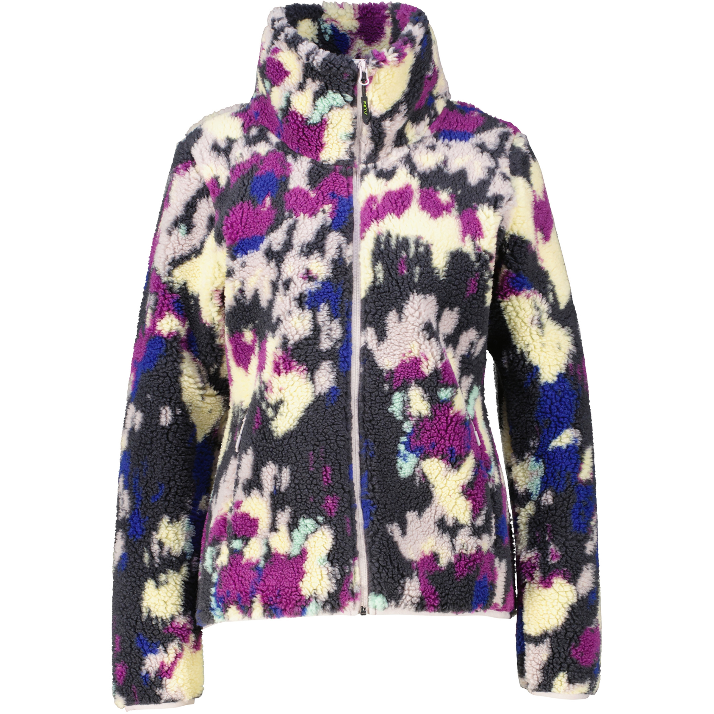 Bergzeit Basics Meru Bondy Damen Fleecejacke mehrfarbig Größe S Lifestyle Atmungsaktiv