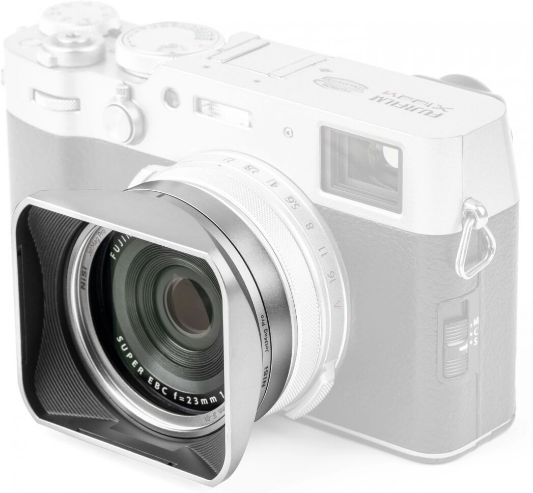 Nisi Fujifilm X100 JetMag Pro Lens Hood Kit argenté
