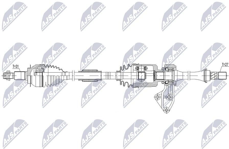 NTY NPW-SU-105 Antriebswelle