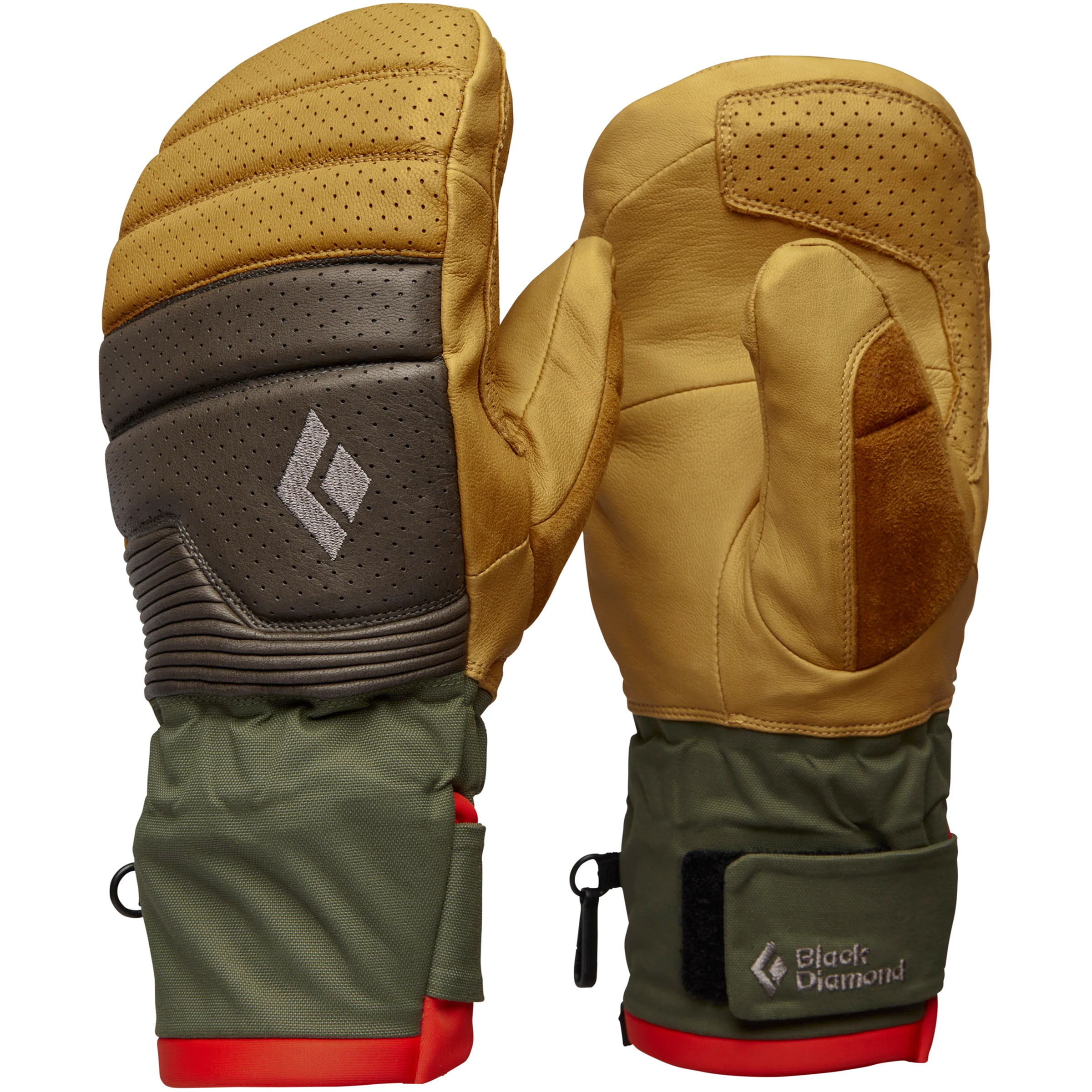 Black Diamond Progression Fäustlinge gelb Größe XL Trekking Isolierend Wasserabweisend