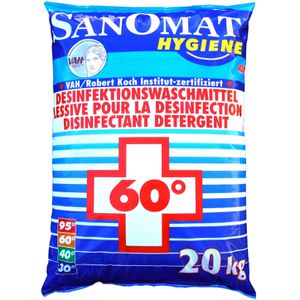 Rösch Desinfektionswaschmittel Sanomat Hygiene, Pulver, Vollwaschmittel, VAH/RKI gelistet, Sack, 20 kg