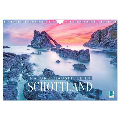 Naturschauspiele in Schottland (Wandkalender 2027 DIN A4 quer), CALVENDO Monatskalender