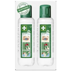 Cederroth Augenspülflaschen, phosphatfrei und sofort einsatzbereit 2X500 ml