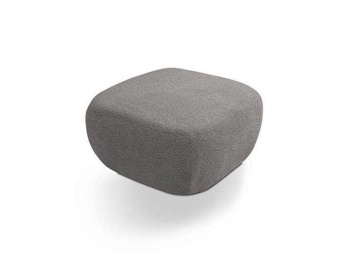 POLSTERHOCKER AMICO Modern Sitzhocker, Fußhocker Grau