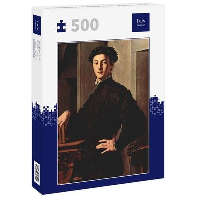 Lais Puzzle Angelo Bronzino - Porträt eines jungen Mannes mit Buch 500 Teile