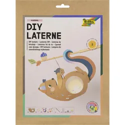 folia Laternen Bastelset SQUIRREL braun