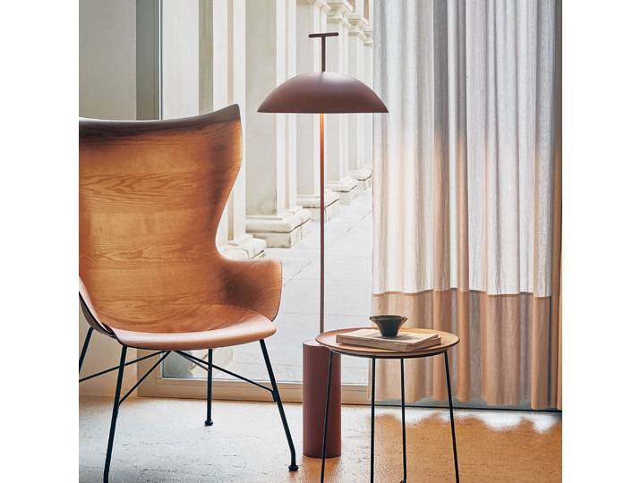 Geen-A Lampadaire Brick Red - Kartell - Salon / séjour - Design - Métal - À ampoule unique
