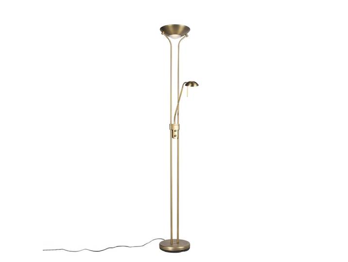 Lampadaire en acier bronze