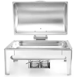 Hendi Chafing Dish, Edelstahl, GN1/1, Speisewärmer, Silber