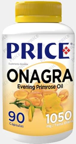 PRICE ONAGRA EVENING PRIMROSE OIL 1050mg 90 CAPSULAS