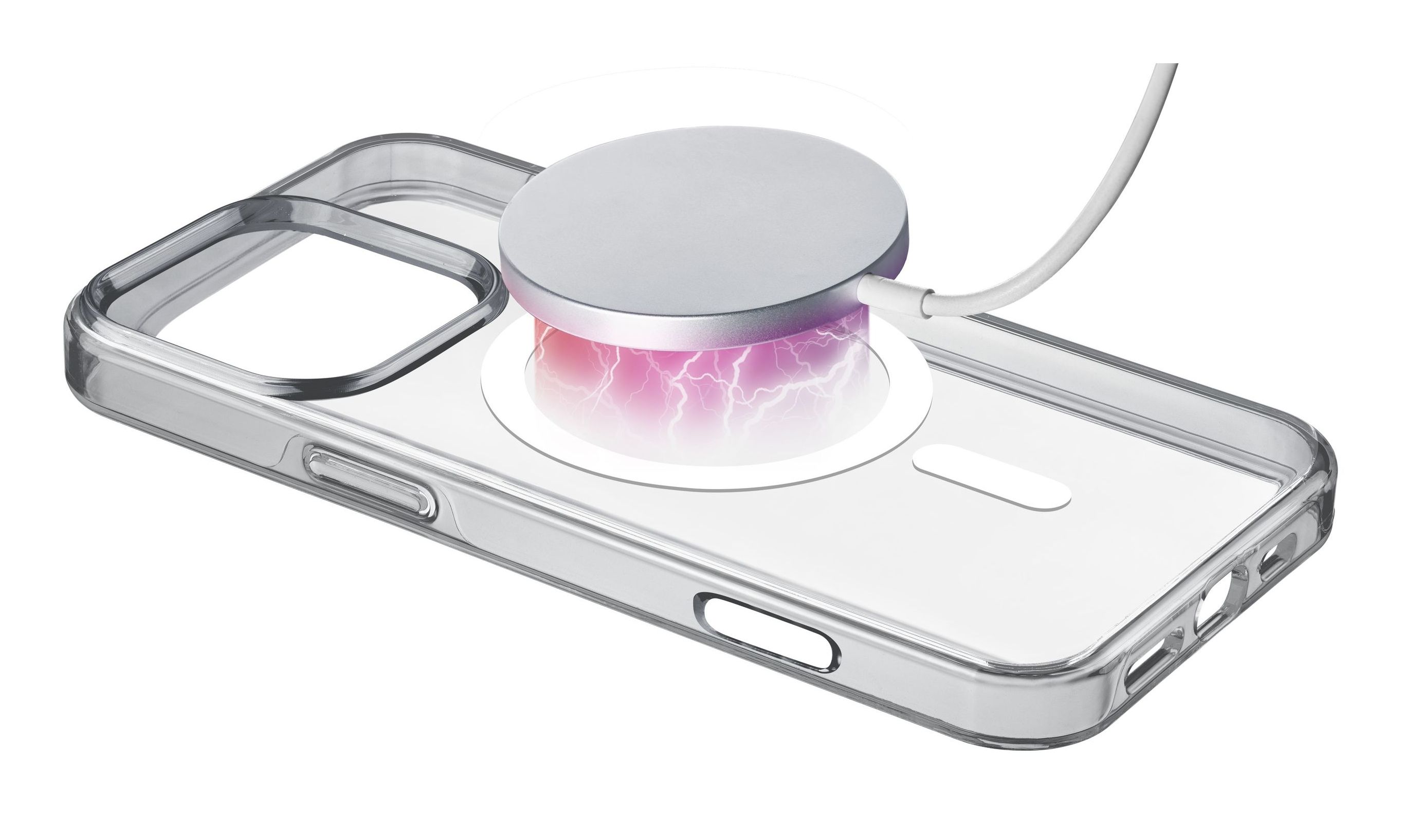 Cellular Line Cover für Apple iPhone 16 Pro Gloss Mag (Transparent)