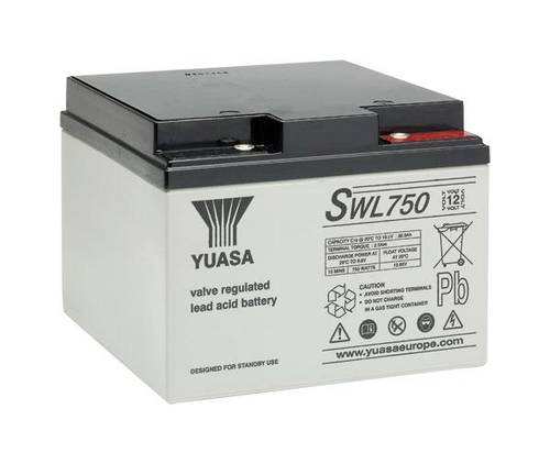 Yuasa SWL750 Bleiakku 12V 25Ah Blei-Vlies (AGM) (B x H x T) 166 x 125 x 175mm Geringe Selbstentladung