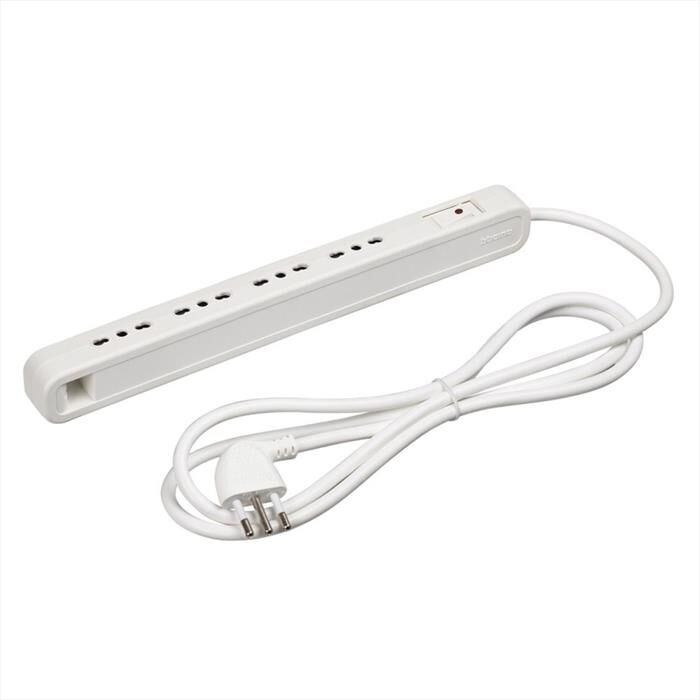 BTicino Multipresa Safe Slim Bianca-bianco
