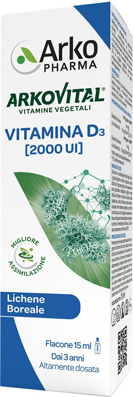 ARKOFARM Srl Arkovital Vitamina Gocce D3, 15 ml
