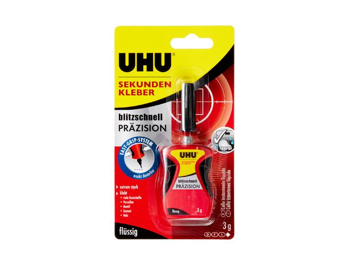 Uhu Sekundenkleber Präzision 3 g