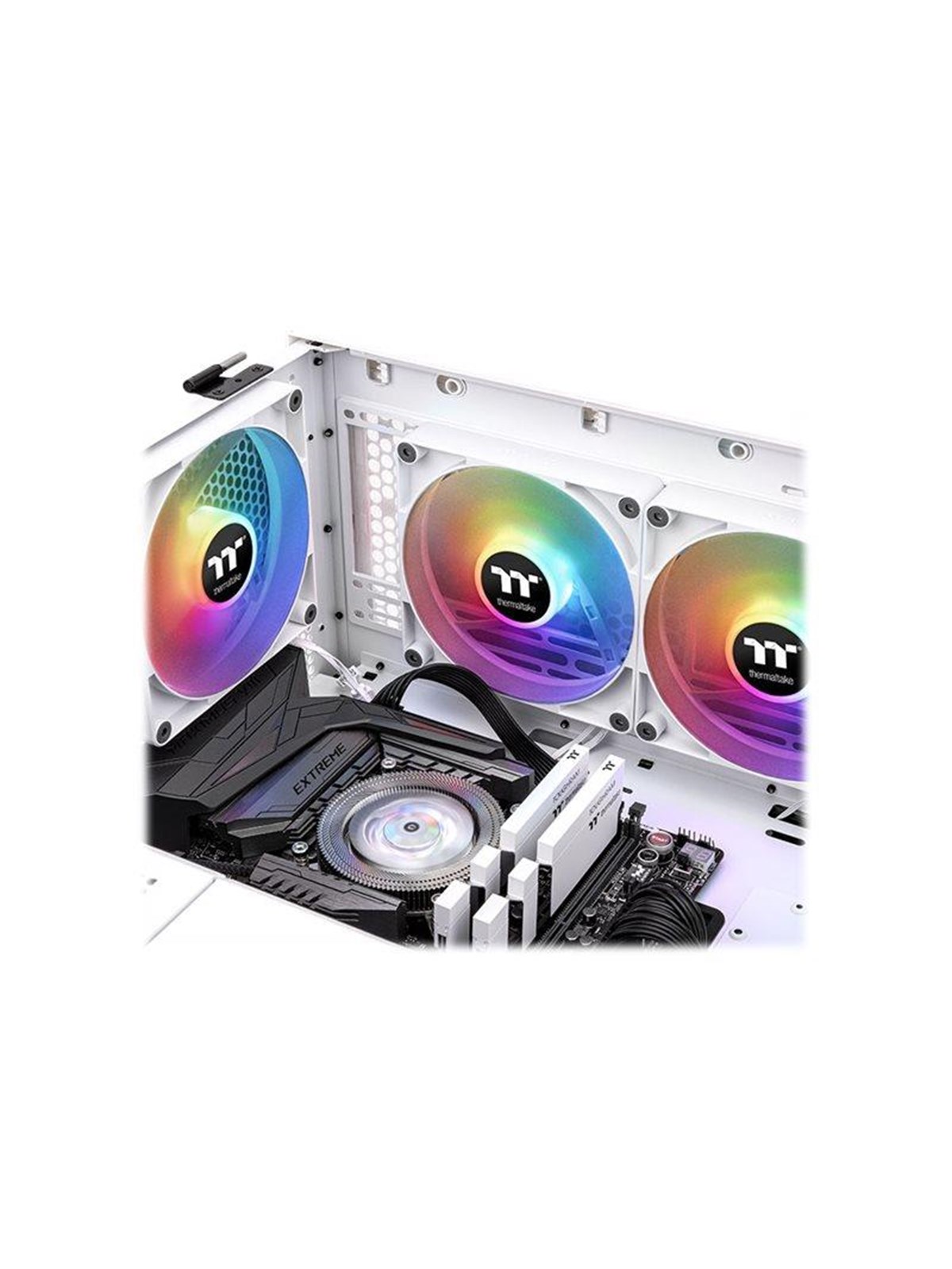Thermaltake CT120 ARGB Sync - Gehäuselüfter - 120mm - Weiß