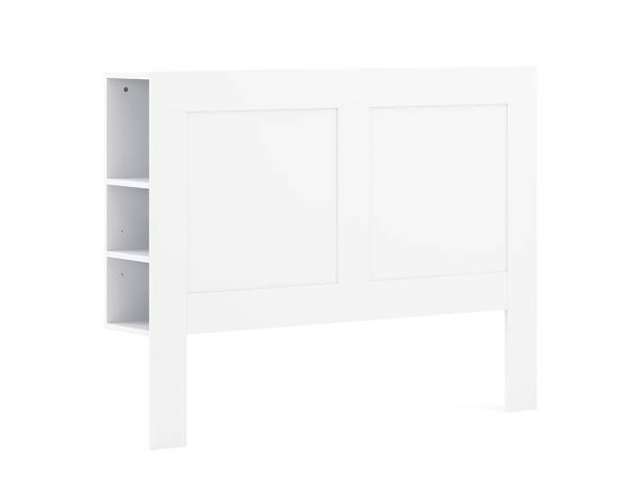 Bettkopfteil mit Stauraum 140 cm weiss