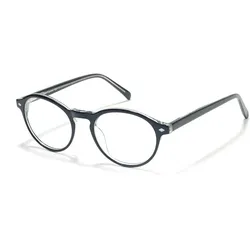 Brille Retro Collection R1710 in Schwarz/Transparent