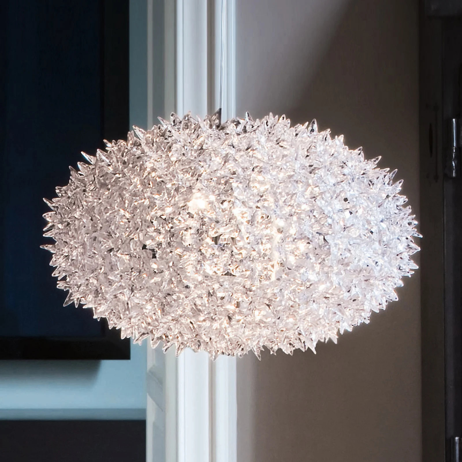 Kartell Bloom S1 Hanglamp - Crystal - Transparent - Kunststof