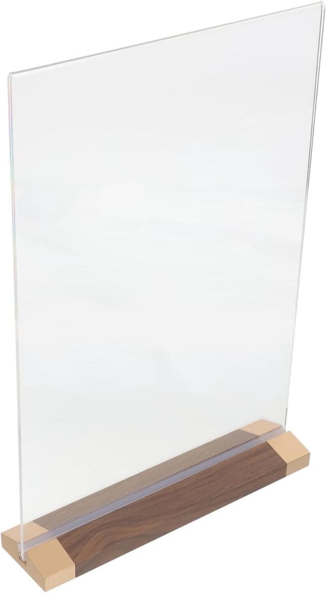 Acryl Displaystandaard Documentenhouder en Posterhouder in diverse kleuren, 31 x 21 cm
