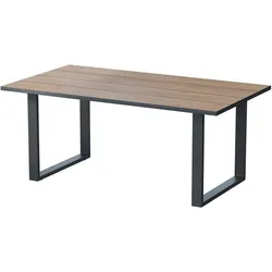 Vicco, Esstisch, Esstisch Avido, Goldkraft Eiche/Schwarz, 180 x 100 cm (180 x 180 x 75 cm)