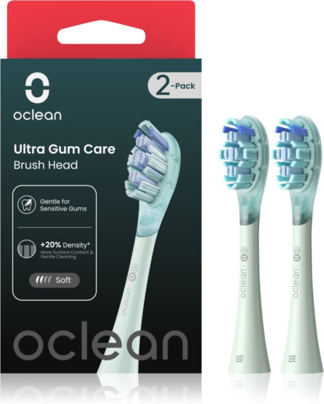 Oclean Ultra Gum Care UG01 tête de rechange Green 2 pcs