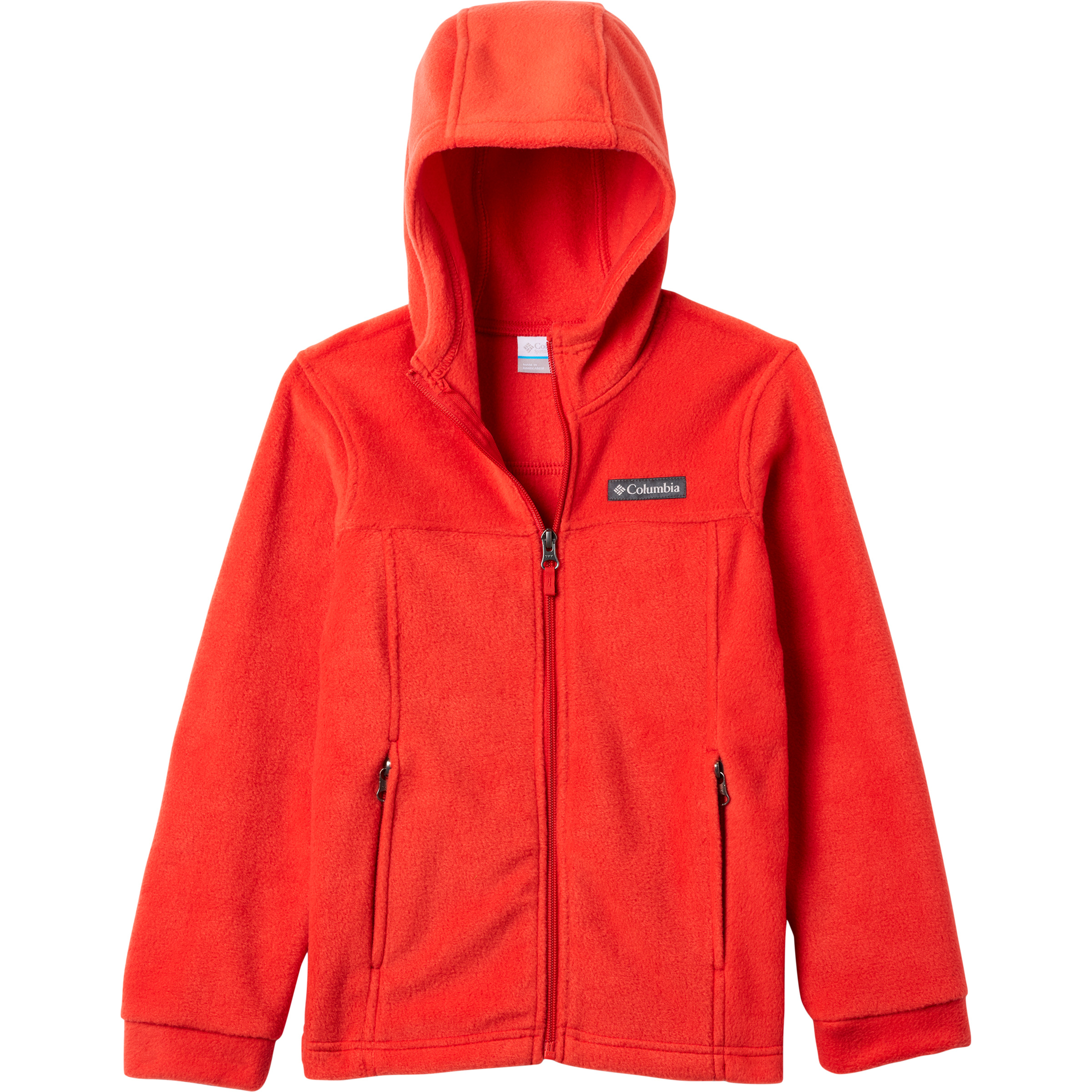 Columbia Steens II Fleece Kinder Fleecejacke rot Größe 120 Trekking Atmungsaktiv