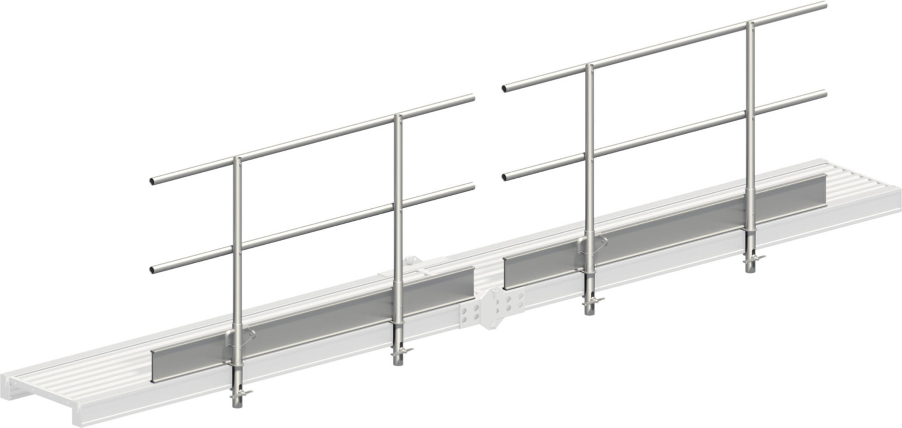 Layher Seitenschutz Alu-Steg 600 faltbar 5,1 m einseitig (0006210)