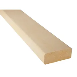Abachi Saunabanklatten, 28x80 mm, unbehandelt, gehobelt