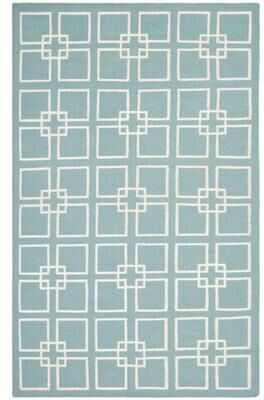 Martha Stewart by SAFAVIEH Square Dance Wool/ Banana Silk Rug