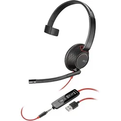 POLY Headset USB mono + Klinke C5210 mit Anruftasten / USB + 3,5mm Klinke