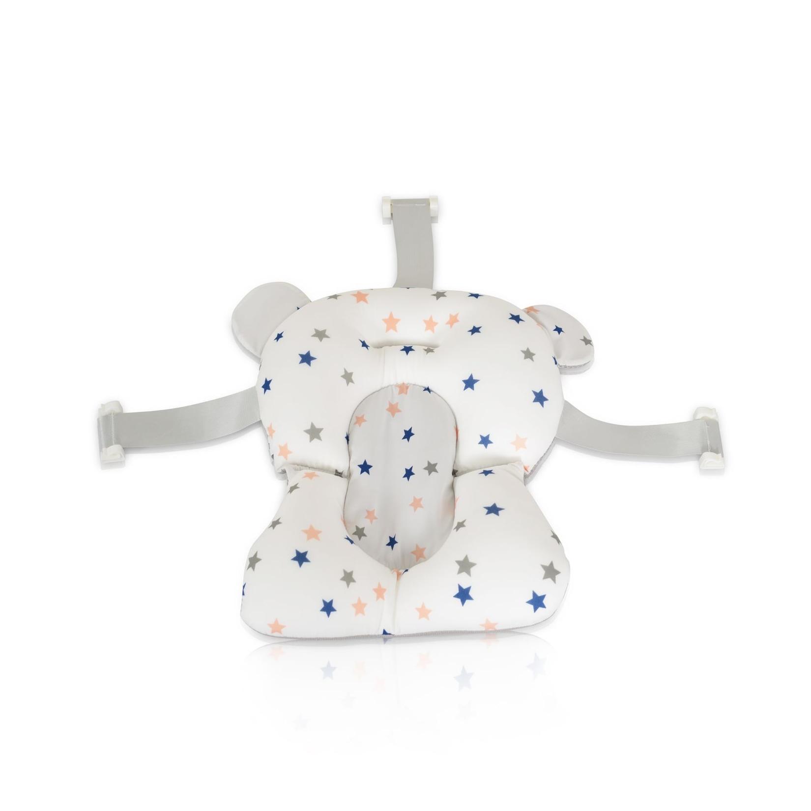 Moni Baby-Badekissen Sea Stars HA-B48, Badeauflage, Kunststoff Clips, ab Geburt bunt