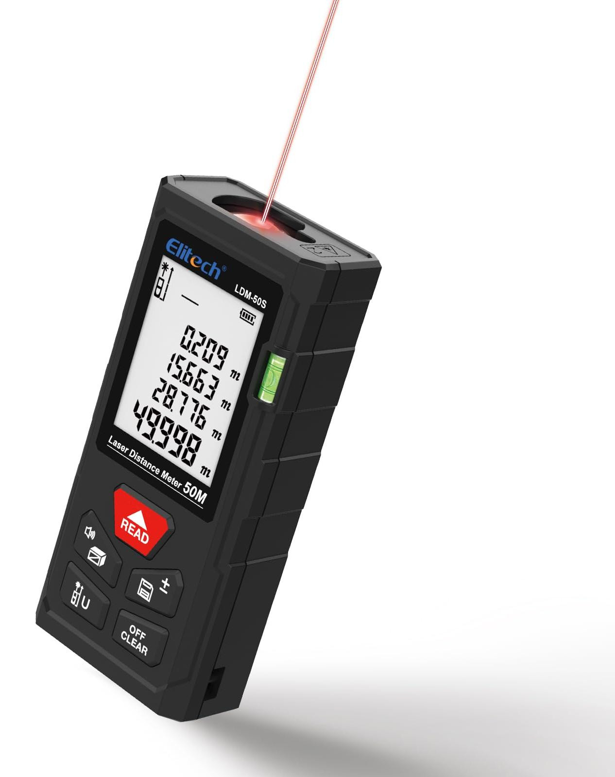 Selius Lasermeter 50M - Digitale meettool met ±2mm nauwkeurigheid