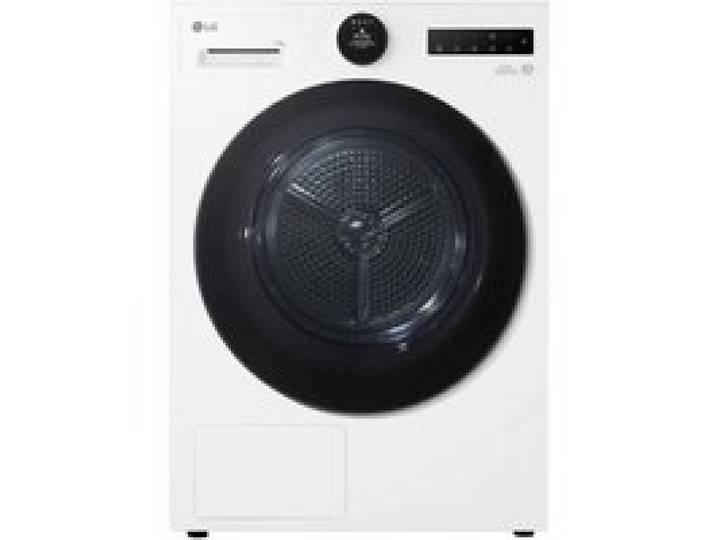Lave-linge séchant à condensation blanc - LG - 10 kg - Écran LED - Commande électronique tactile - Départ différé
