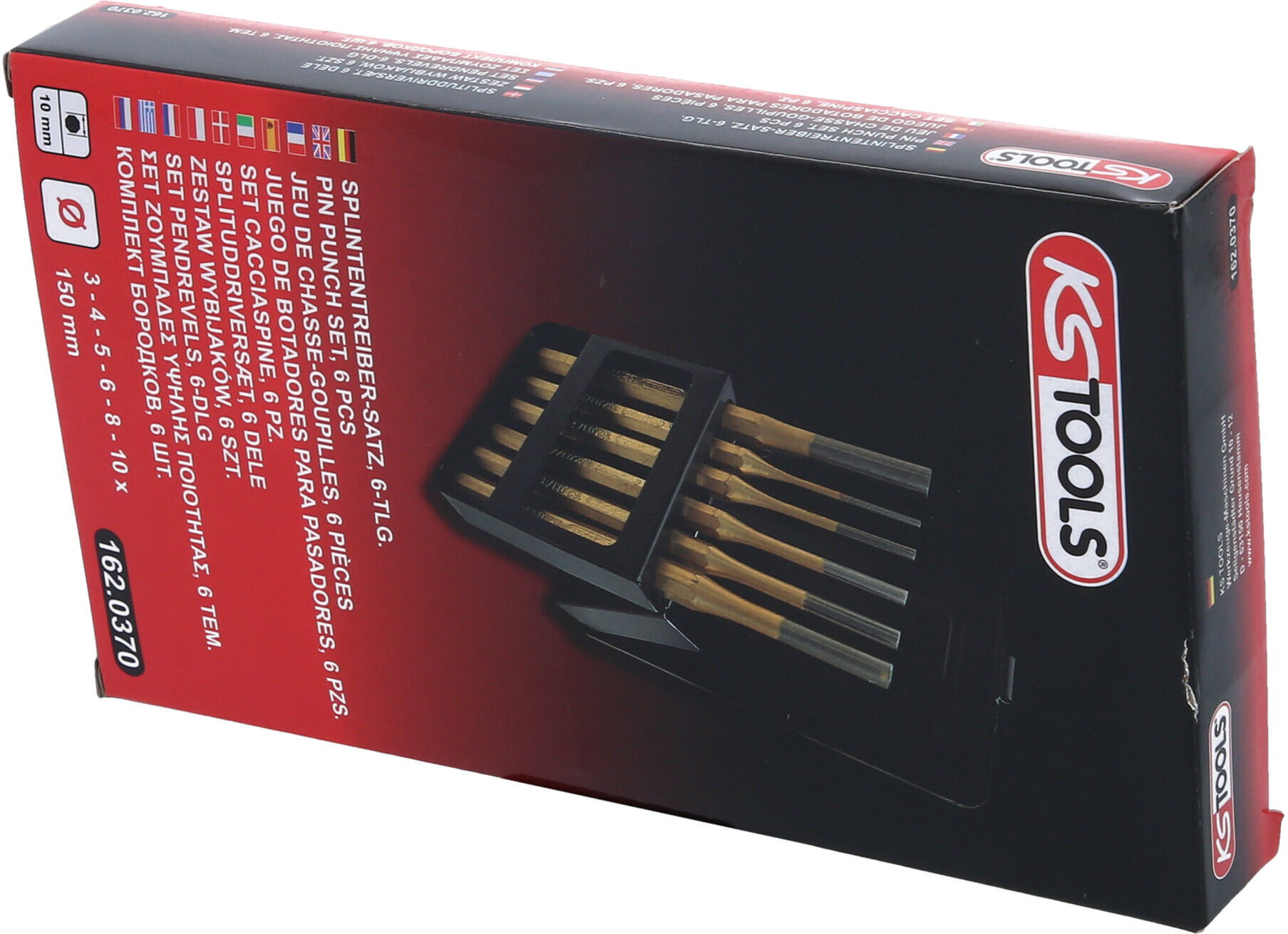 KS Tools Splintentreiber-Satz, 6-tlg. (162.0370)