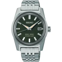 Seiko King Seiko KING Seiko - Automatik 3 Zeiger SPB391J1 - dunkelgrün - 38,28mm