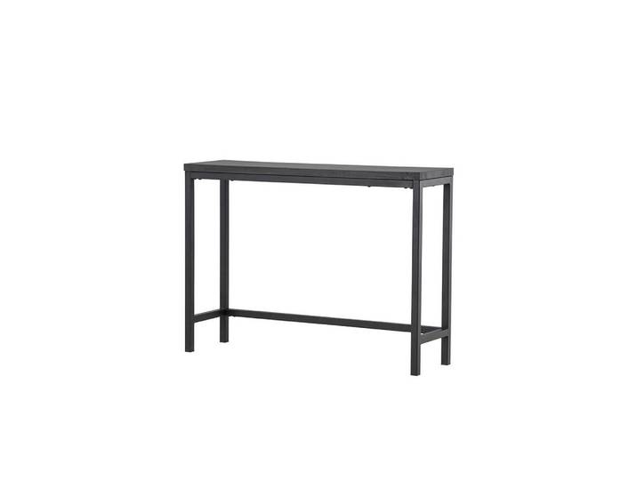 ebuy24 Konsolentisch, Rise, Schwarz, Stahl, 30 x 110 x 80 cm, Metall, 30x80x110 cm, Wohnzimmer, Wohnzimmertische, Konsolentische