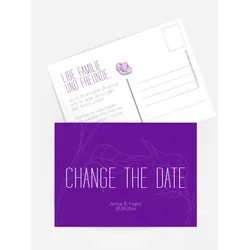 Hochzeitseinladungen selbst gestalten mit Spruch und Fotos im Onlinedesigner bei Meine-Kartenmanufaktur.de